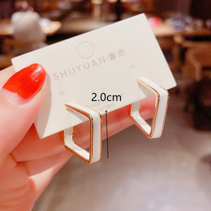 Vintage Metallic Gold Color Multiple Small Round Stud Earrings Women Korean Jewelry Fashion Wedding Party Earrings Jewelry Gifts